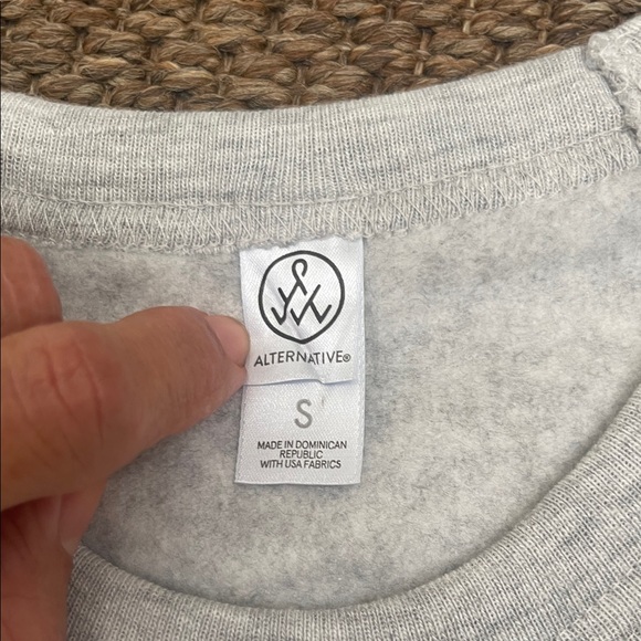 Gray Sweatshirt with Yellow Heart Design - Picture 2 of 4